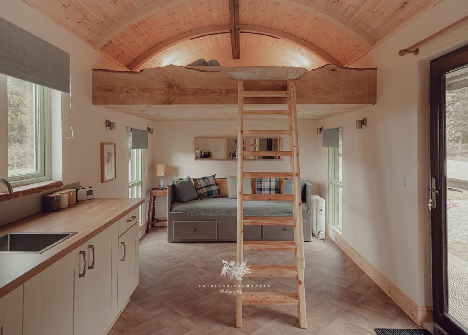 Highland Shepherd Huts Nethy Bridge Exteriör bild